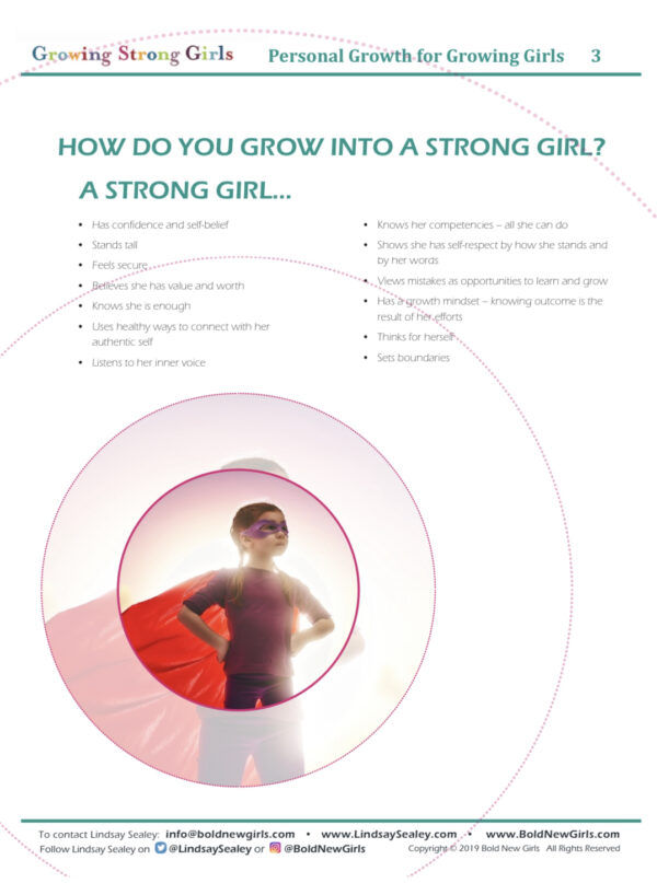 Growing Strong Girls Digital Workbook - Image 3